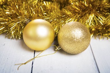 Parlak Noel dekorasyon.