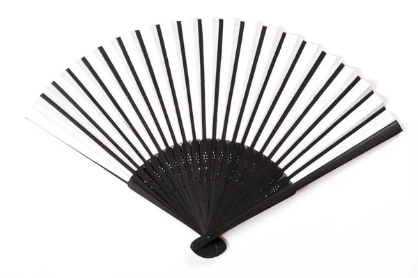 Japanese stylish black/white fan — Stock Photo, Image