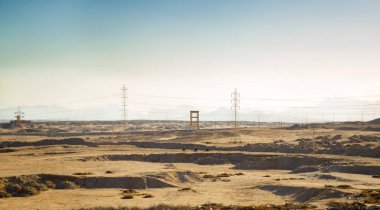 Doğu (Arap) çölde görünümü