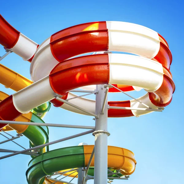 Water park with water flights