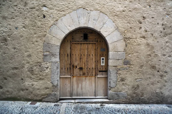 Porta vintage in legno — Foto Stock