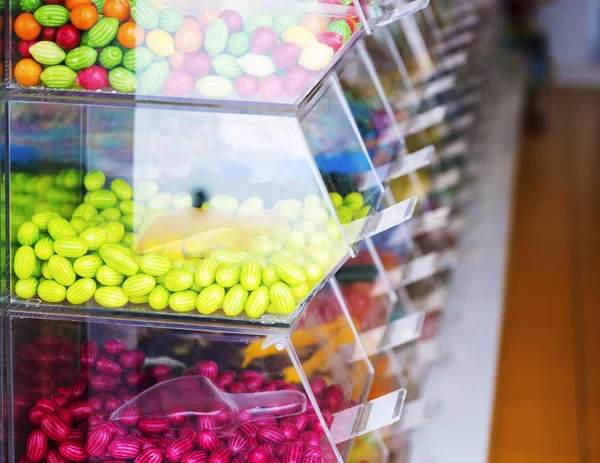 Colorful Candies in shop — Stock Photo, Image