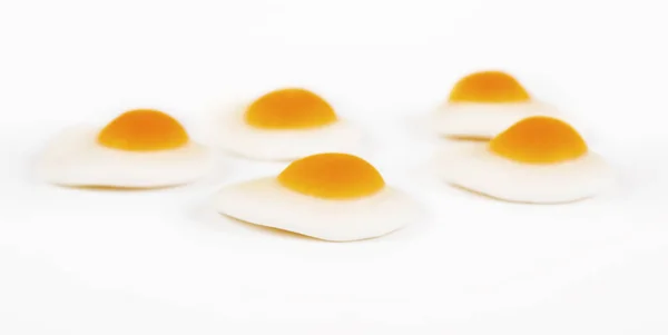 Egg jelly candies — Stock Photo, Image