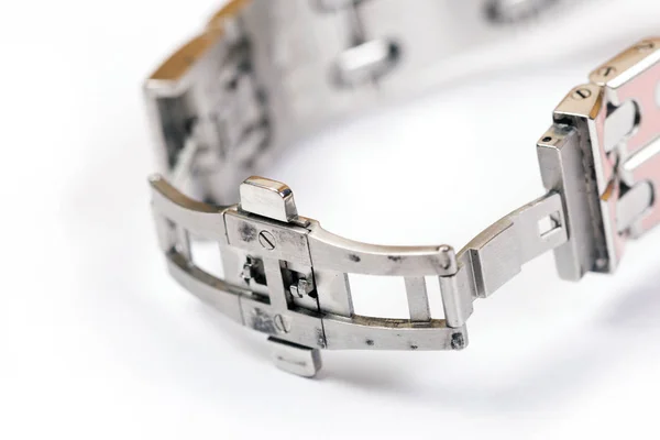 Detail van een luxe horloge. Sluiten van element. — Stockfoto