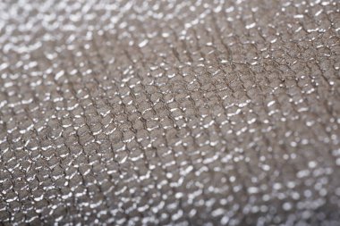 Gümüş deri doku veya deri arka plan tasarımı ile polis için