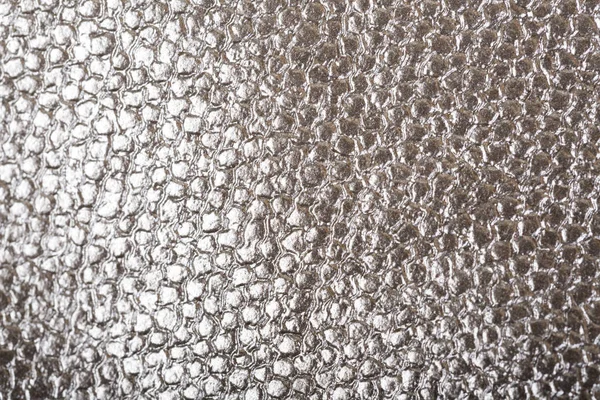 Gümüş deri doku veya deri arka plan tasarımı ile polis için