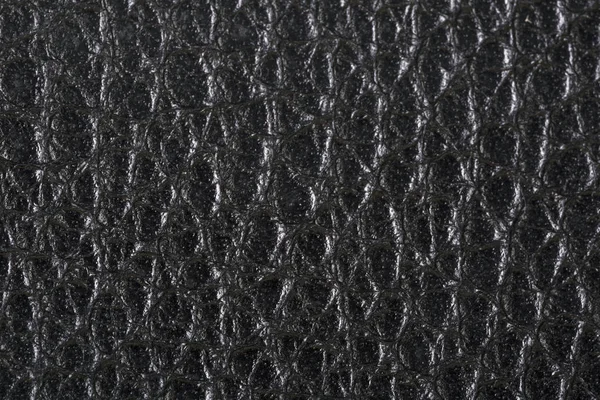 Textura de cuero negro —  Fotos de Stock