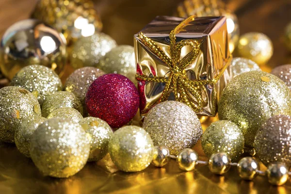 Noel altın arka plan