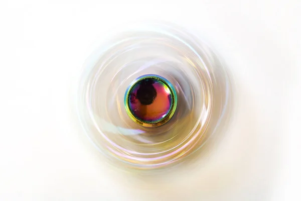 Fidget dedo spinners estresse, brinquedo alívio da ansiedade — Fotografia de Stock