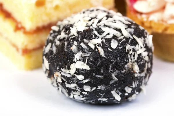 Cake met kokos vlokken — Stockfoto