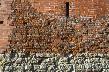 Eski tuğla duvar