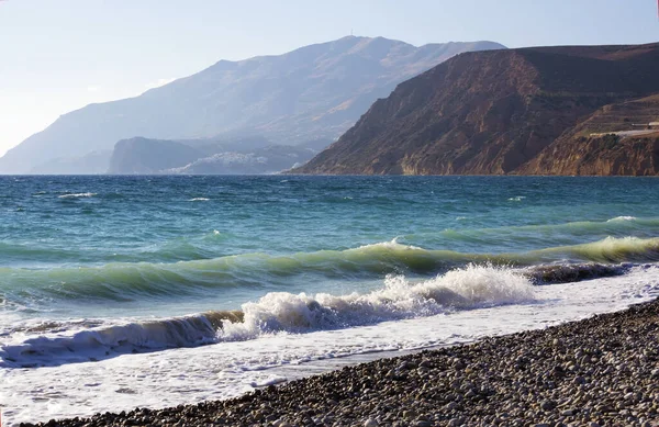 Καταπληκτική Θέα Στο Νερό Κρήτη Ελλάδα — Φωτογραφία Αρχείου