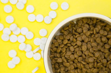 Evde beslenen hayvan beslenme kavramı.