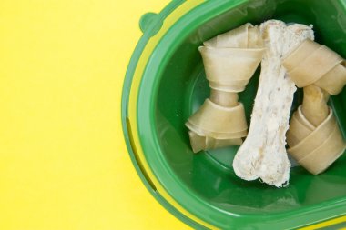 Evde beslenen hayvan yiyecek konsepti