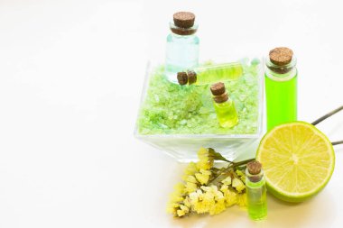 Aromaterapi yeşil kavramı