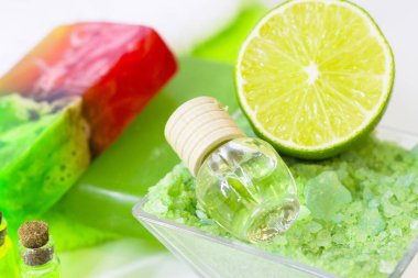 Aromaterapi yeşil kavramı