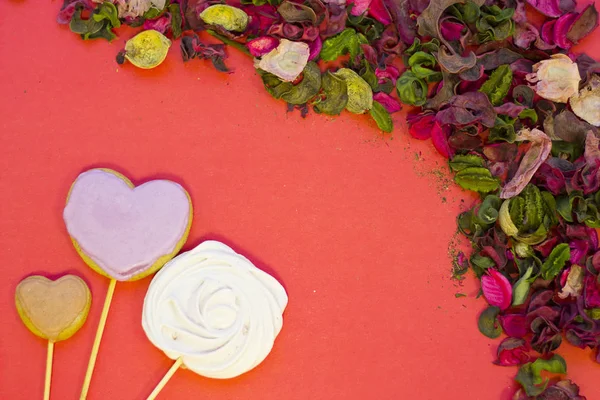 Fondo rojo de San Valentín — Foto de Stock