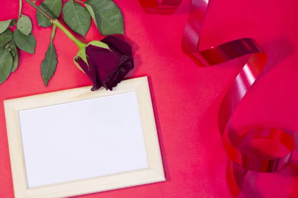 Fondo rojo de San Valentín — Foto de Stock
