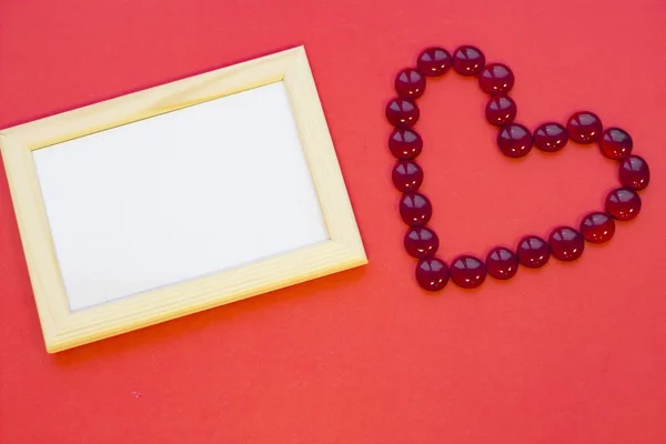 Fondo rojo de San Valentín — Foto de Stock