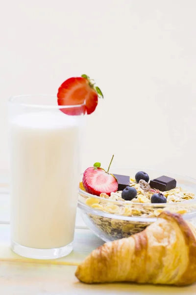 Konzept für gesundes Frühstück — Stockfoto