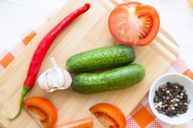 Sağlıklı gıda konsepti.