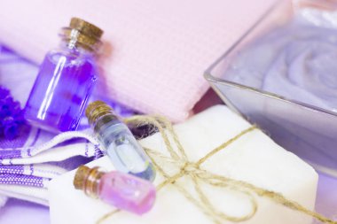 Lavanta aromaterapi spa konsept