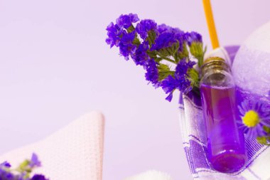 Lavanta aromaterapi spa konsept