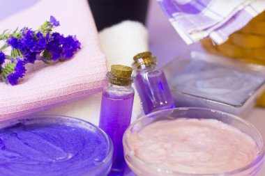 Lavanta aromaterapi spa konsept