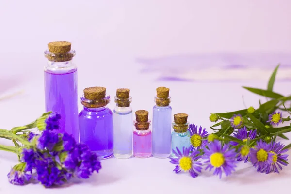 Concepto de spa de aromaterapia lavanda —  Fotos de Stock