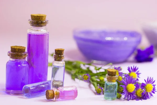 Concept de spa aromathérapie lavande — Photo