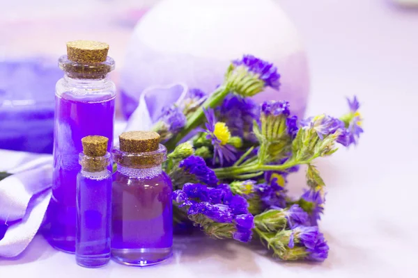 Lavender aromatherapy spa concept — Stock Photo, Image