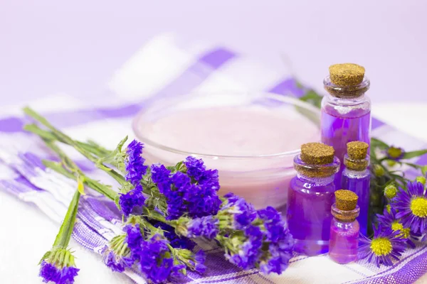 Lavender aromatherapy spa concept — Stock Photo, Image
