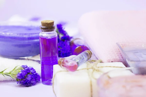 Lavanta aromaterapi spa konsept — Stok fotoğraf