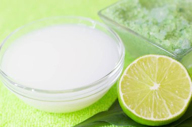 Aromaterapi yeşil kavramı