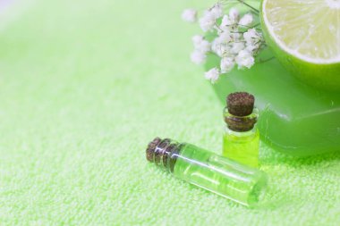 Aromaterapi yeşil kavramı