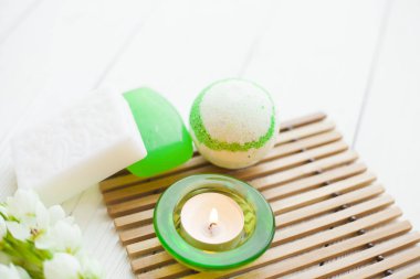 Aromaterapi yeşil kavramı