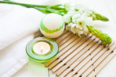 Aromaterapi yeşil kavramı