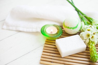 Aromaterapi yeşil kavramı