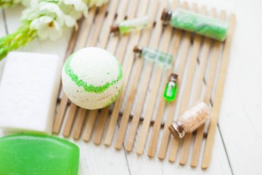 Aromaterapi yeşil kavramı