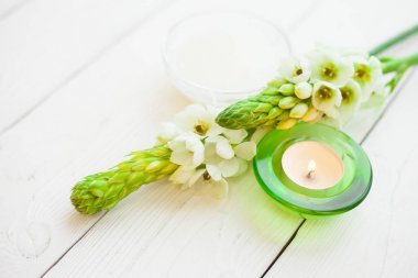 Aromaterapi yeşil kavramı