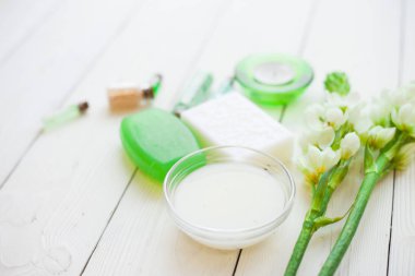 Aromaterapi yeşil kavramı