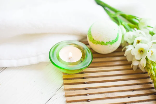 Aromaterapia conceito verde — Fotografia de Stock