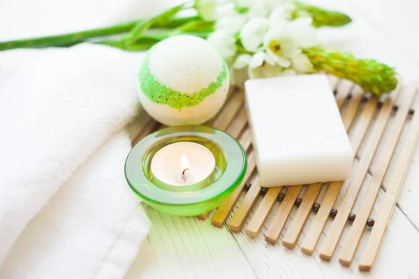 Aromaterapia conceito verde — Fotografia de Stock