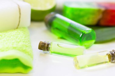 Aromaterapi yeşil kavramı