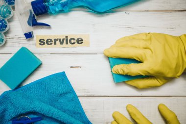 Temizlik ev ya da yazıhane kavramı