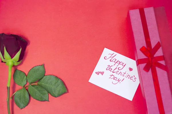 Red St.Valentines fundo — Fotografia de Stock