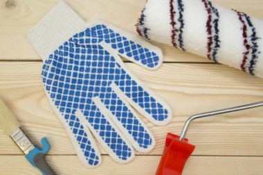 bir ev Boyama için araçlar kümesi