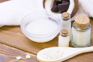 Hindistan cevizi spa sağlık kavramı