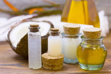 Hindistan cevizi spa sağlık kavramı