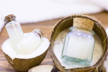 Hindistan cevizi spa sağlık kavramı